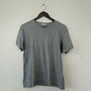 Alex Mill Heather Grey Standard Slub Cotton Jersey Tee, Size Medium